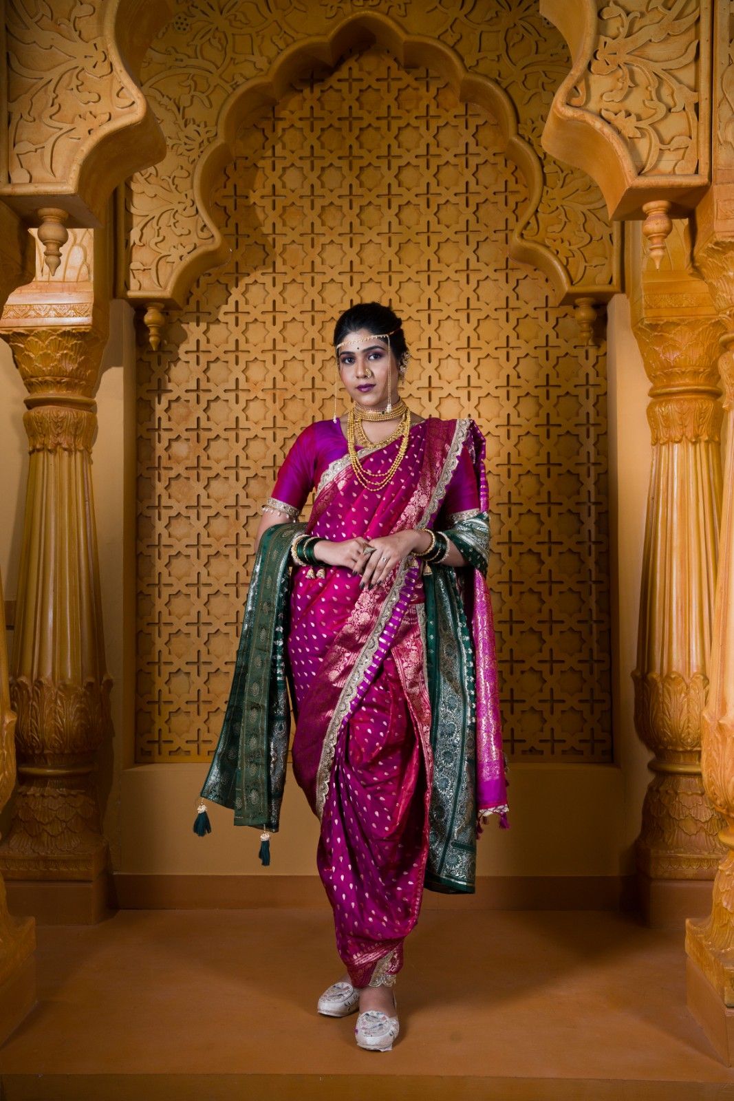 Bridal stitched saree on rent near Karve Nagar Pune