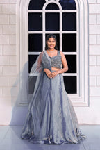 Smoky Silver Drape