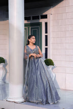 Smoky Silver Drape