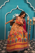 Rangrez Mehendi Lehenga
