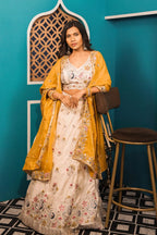 Ivory Blossom Lehenga