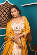 Ivory Blossom Lehenga