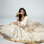 Gold Silver Foil Chaniya Choli