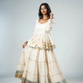Gold Silver Foil Chaniya Choli