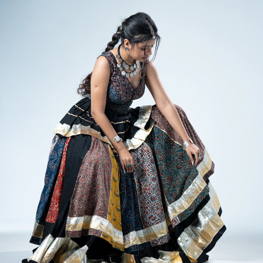 Kaalika Kalamkari Chaniya Choli