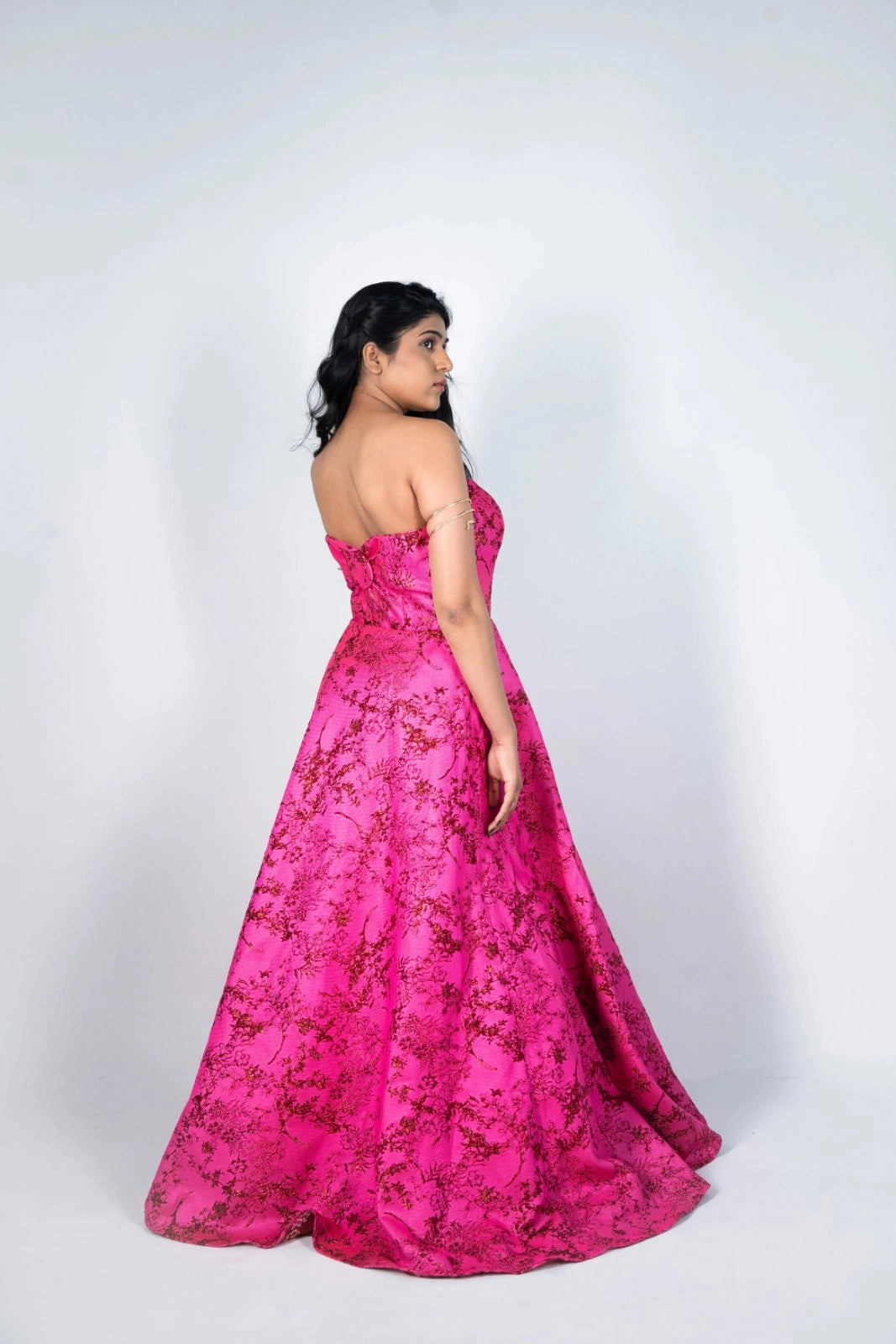 Pink Blossom Tube Gown