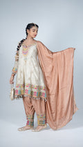 Peach Kurta Set