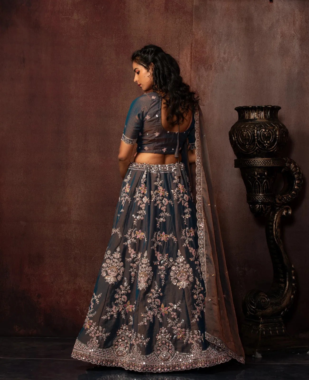 Royal Palace Work Lehenga
