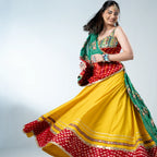 Rangoli Bandhani Chaniya Choli