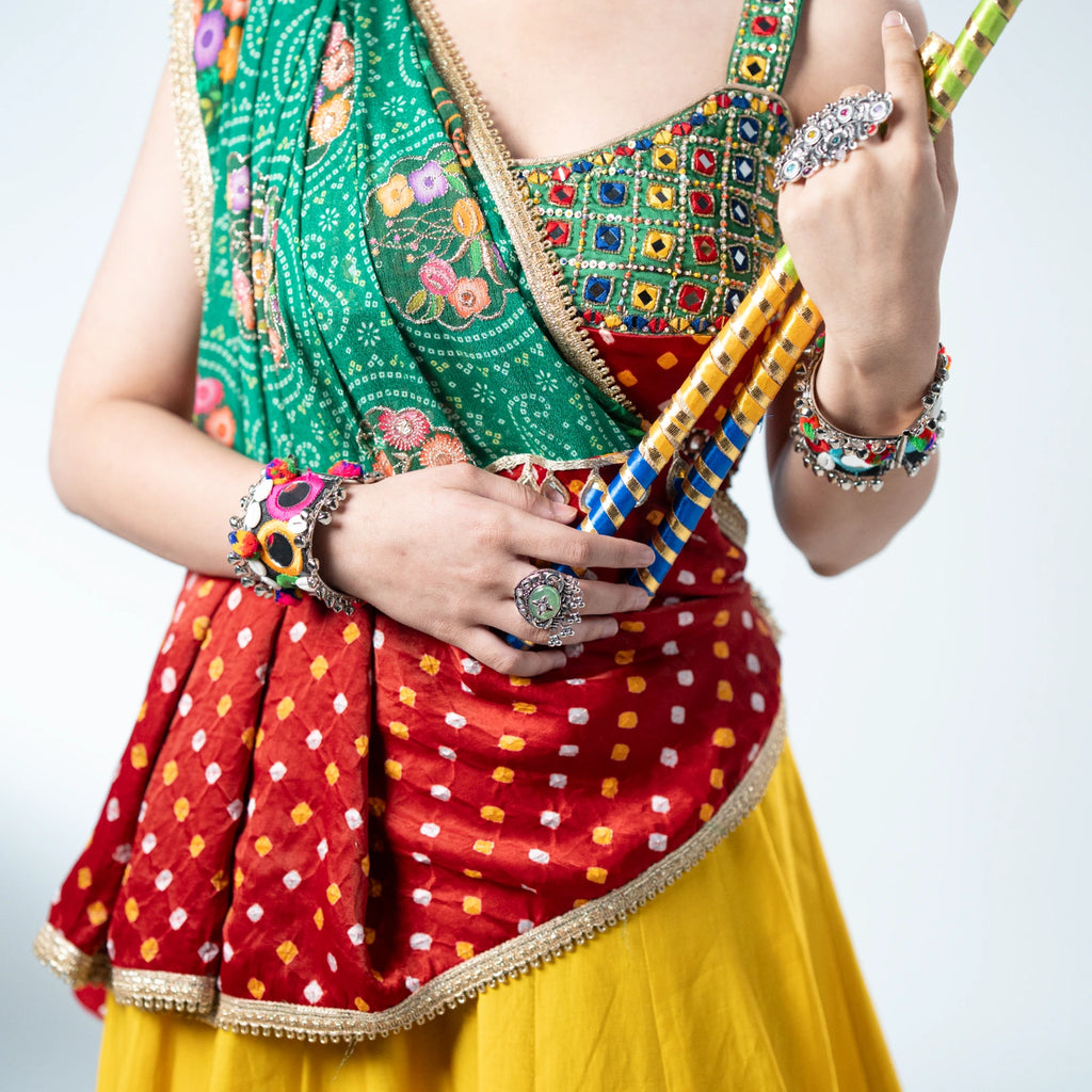 Rangoli Bandhani Chaniya Choli