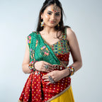 Rangoli Bandhani Chaniya Choli