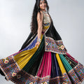 Rangrez Mirrorwork  Chaniya Choli