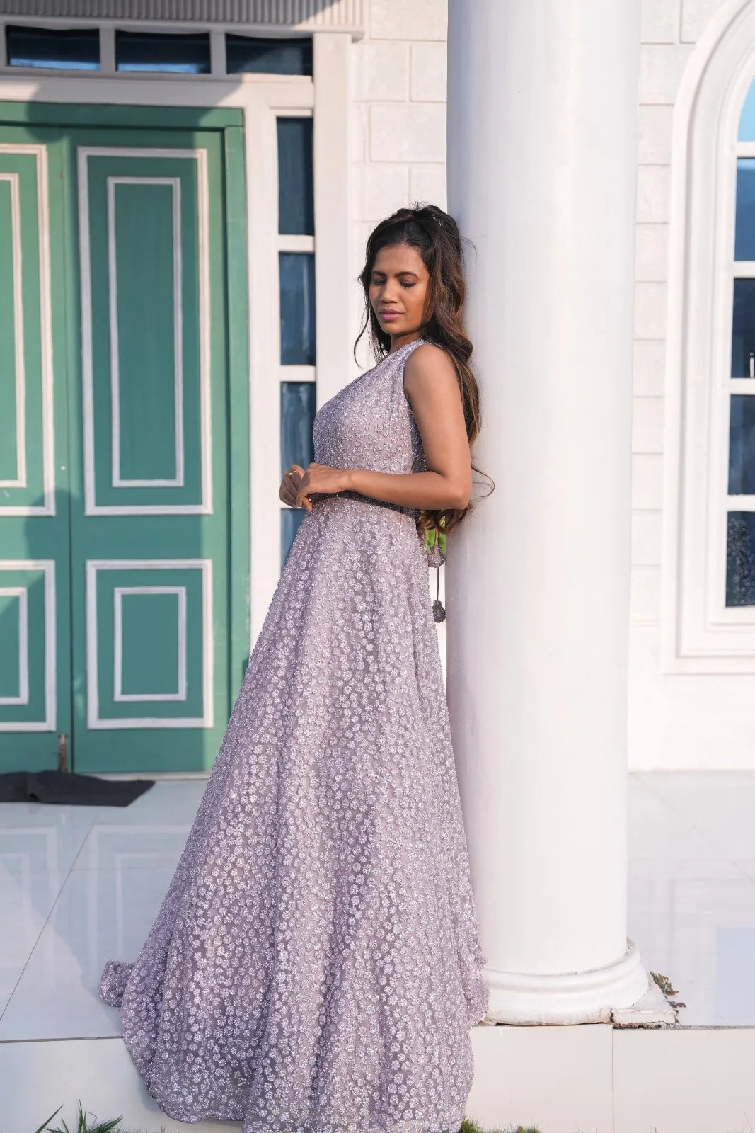 Lavender Glow Gown